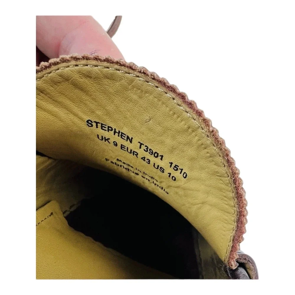J SHOES. Stephen T3901 Brown Penny Loafers Mens Size‎ 10
